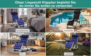 Universeller Begleiter: 4 Zonen 1 Liegestuhl