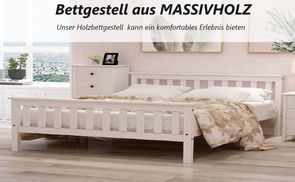 Bettgestell aus Massivholz