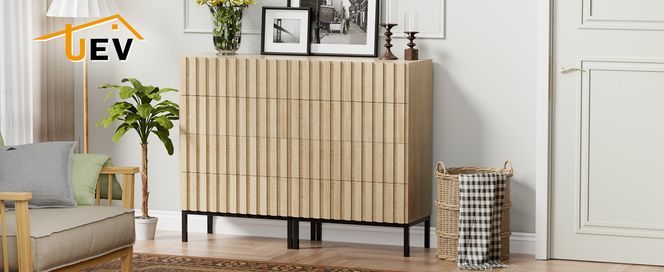 UEV Moderne Kommode mit Lamellen
