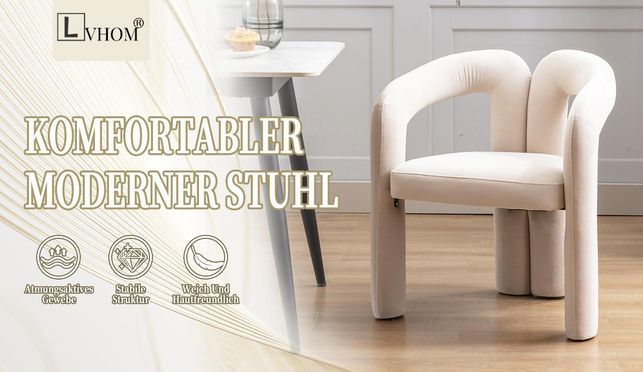 Luxuriöse Esszimmerstühle, komfortabel und elegant