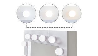 Einstellbare Lichtfarben