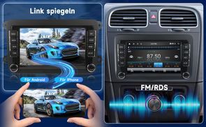 Perfekte Kombination von Handyspiegel und HD Radio