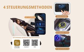 Flexibel steuern per App, Controller, Tasten & Sprache