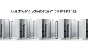 Schiebetür mit Haltestangen