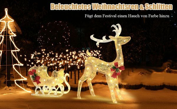 Ansprechende Weihnachtsdekoration von COSTWAY