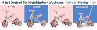 4 in 1 Kinderfahrrad