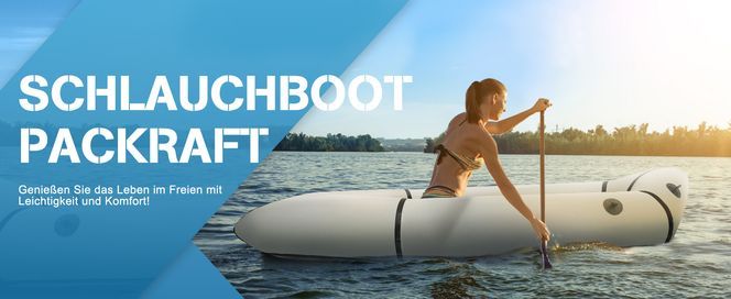 Schlauchboot und Packraft