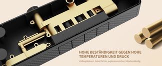 Hohe Beständigkeit gegen hohe Temperaturen und Druck