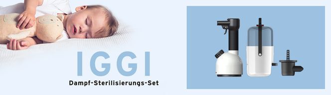 DAS IGGI DAMPF STERILISIERUNGS SET