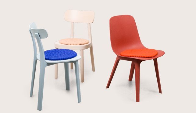 Komfort und Stil – myfelt Sitzauflagen aus reiner Schurwolle