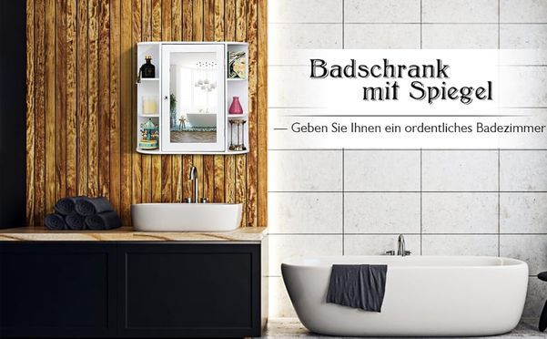 Wandschrank mit Spiegel