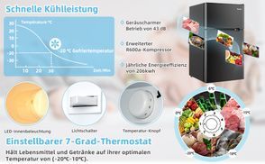 7 fach einstellbare Temperatur