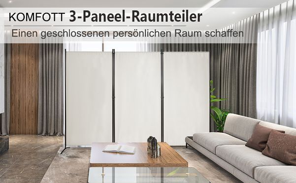 Stellwand für Privatsphäre