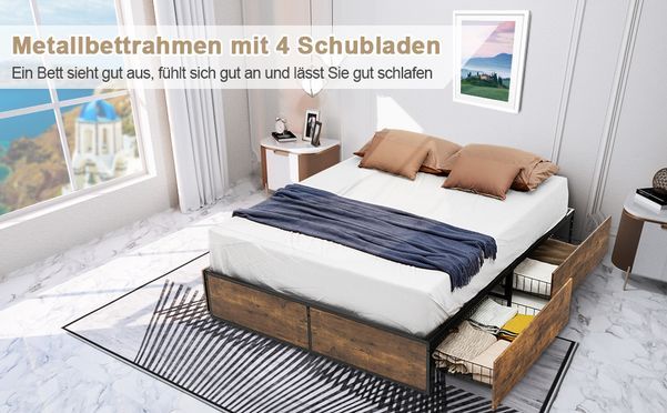Die Bettgestelle von COSTWAY für mehr Komfort