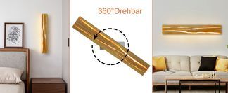 Flexibles Lichtmanagement durch 360° Drehbarkeit
