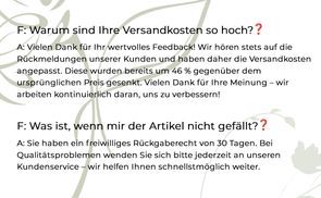 Ihre Zufriedenheit ist unser schönster Lohn