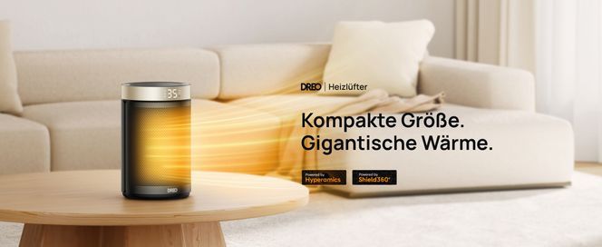 Dreo Heizlüfter – Starke Wärme, sichere Technik und leiser Komfort für Ihr Zuhause
