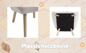  Massivholzbeine