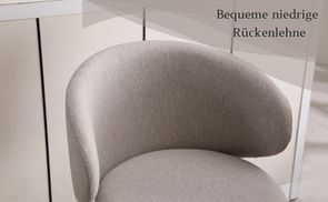 Bequeme niedrige Rückenlehne