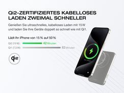 Qi2 15 W kabelloses Laden