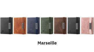 'Marseille' Edles Wallet mit Spiegel und Verschlussband