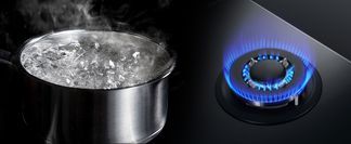 Leistungsstarke Heizfunktion — Bis zu 20% Schneller Kochen