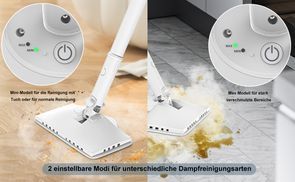 Zwei Reinigungsmodi für maximale Flexibilität