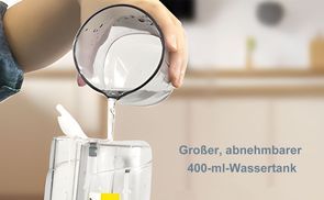 400 ml Abnehmbarer Wassertank