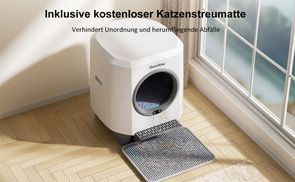 Sauberkeit dank Katzenstreu Matte