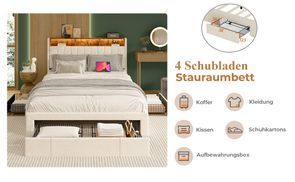 4 Seitliche Schubladen