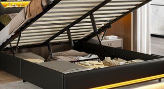 Stauraum unter dem Bett