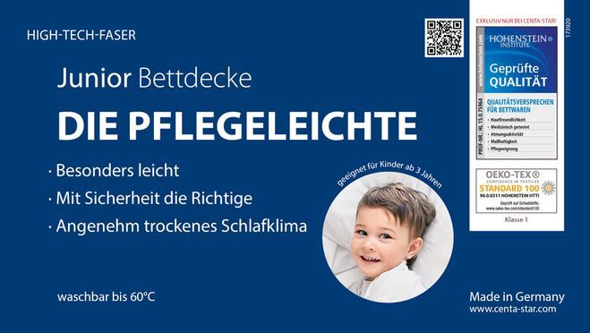 Die Kinderbettdecken Kollektion Junior von Centa Star
