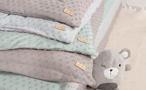 Bettwäsche in zwei Größen – perfekt für Wiege und Kinderbett