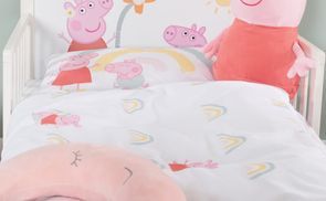 Mit niedlicher Peppa Wutz Bettwäsche