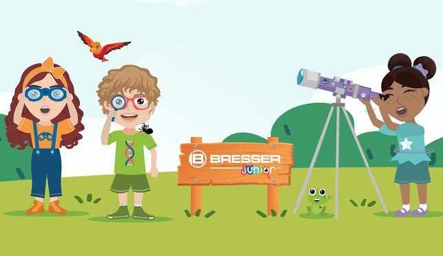 BRESSER junior Schülermikroskop BIOLUX SEL Kindermikroskop