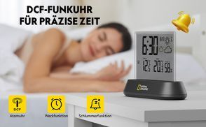DC Funkuhr für präzise Zeit