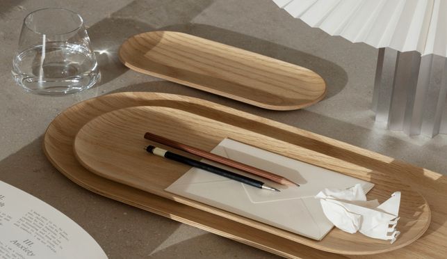 BAKI Tablett aus hochwertigem Holz in verschiedenen Größen und Цвета(ов)