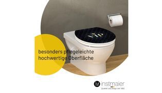 Pflegeleichter WC Sitz