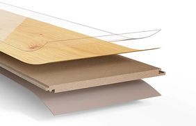 Der Produktaufbau Laminat