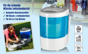 SCHNELL UND KOMPAKT FRISCHE WÄSCHE!