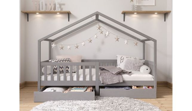 Traumhaftes Hausbett im Montessori Stil für fantasievolles Spielen
