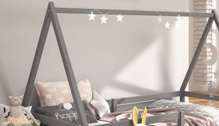 Natur pur im Kinderzimmer: Das SILA Tipibett