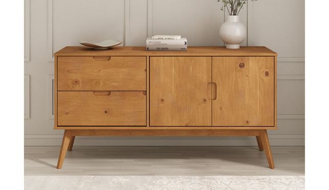 Sideboard TIVOLI – Massives Kiefernholz im Mid Century Design