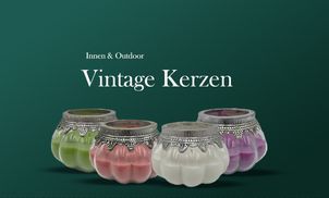 Dekorative Kerze geeignet für In und Outdoor