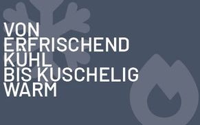 Die richtige Wärmestufe für jeden Schlaftypen