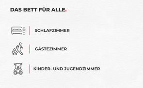 Das Bett für alle.