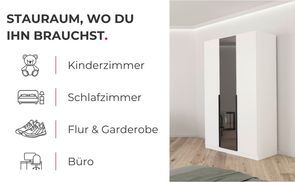 Stauraum, wo du ihn brauchst
