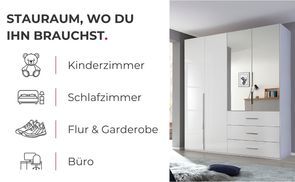 Stauraum, wo du ihn brauchst