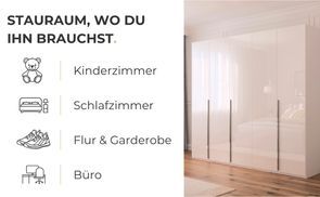 Stauraum, wo du ihn brauchst