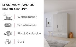 Stauraum, wo du ihn brauchst